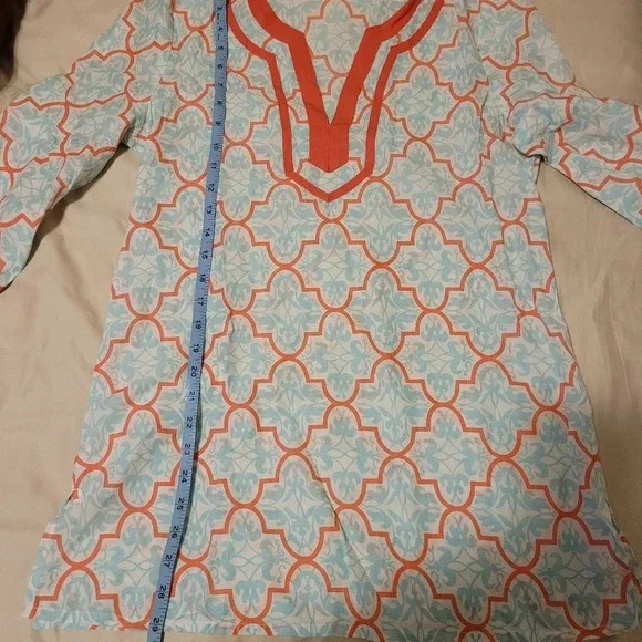 J.Crew Factory printed V-neck tunic Size Medium - Picture 7 of 7